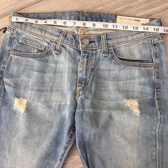 Rag & Bone Distressed Skinny Jeans! Size 28 - Picture 6 of 7